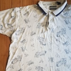 Mercedes gullwing polo golf shirt collectable XL
